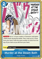 Murder at the Steam Bath - ONE PIECE CARD GAME - MoxLand